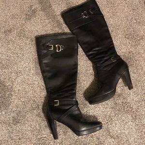 Cole Haan Black Leather Boot